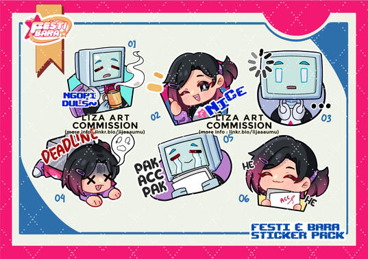 Chibi Sticker FESTIBARA Chibi Sticker FESTIBARA